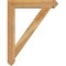Ekena Millwork Traditional Arts and Crafts Rough Sawn Bracket w/ Offset Brace, Western Red Cedar, 6"W x 28"D x 36"H BKT0604X28X36TRA03RWR - alternate 3